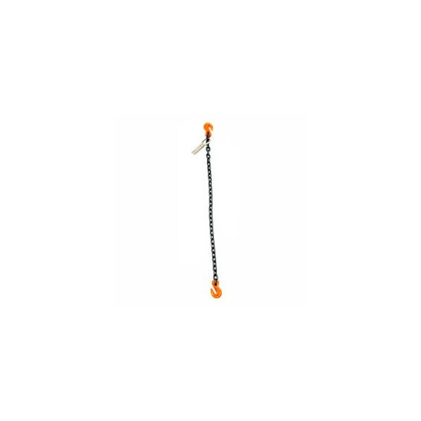 Mazzella Lifting B151053 3' Single Leg Chain Sling W/ Grab Hook
